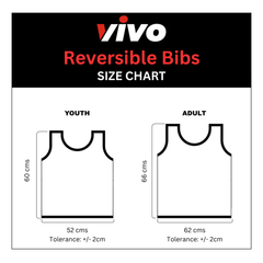 VIVO Reversible Training Bibs - 5 pack